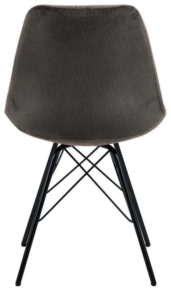 Tmavosivá jedálenská stolička Eris - Actona