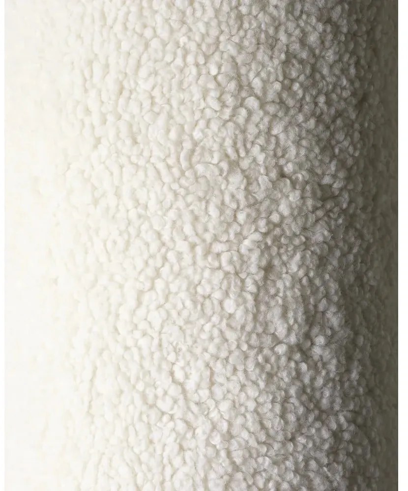 Krémový detský pohovkový vankúš z textílie buklé Teddy Pouch – Wigiwama