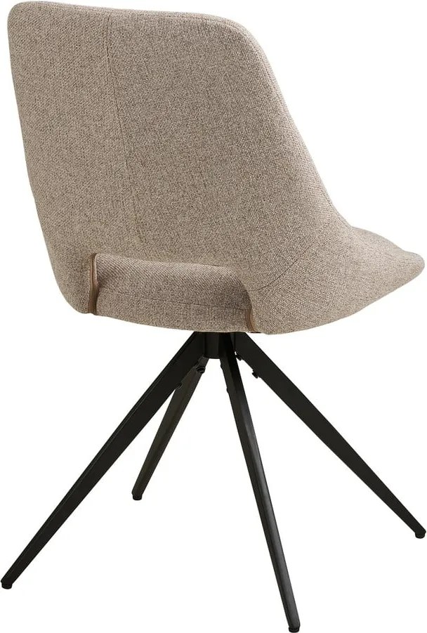 Béžová čalúnená jedálenská stolička Dokka – House Nordic