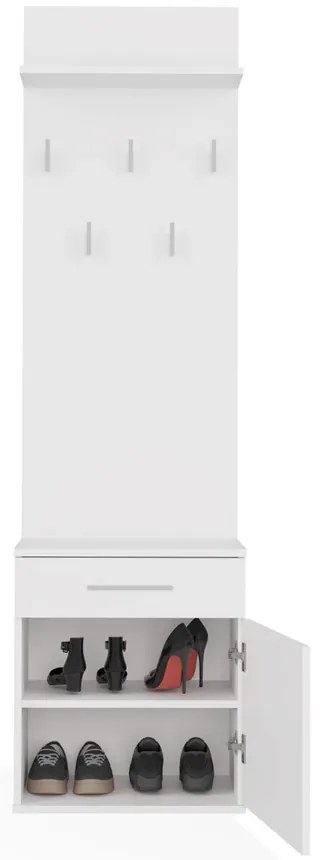 Predsieňová zostava Dialogos 2 (biela). Akcia -18%. Vlastná spoľahlivá doprava až k Vám domov. 1132567