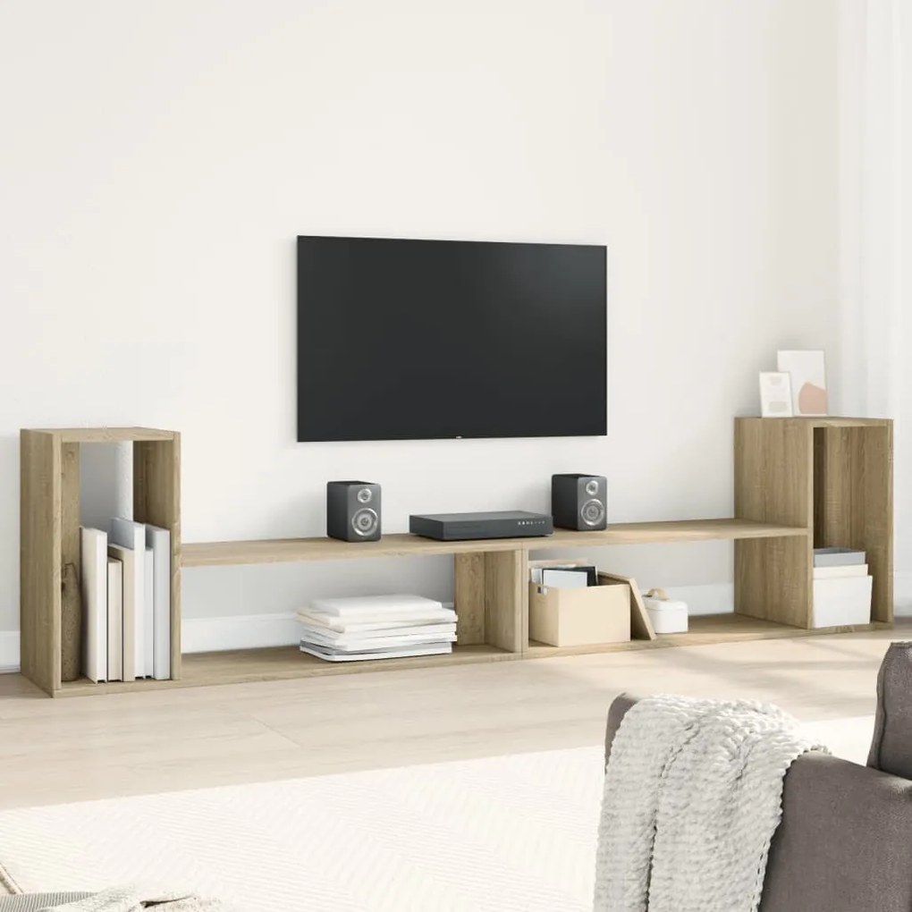 TV skrinky 2 ks dub sonoma 100x30x50 cm kompozitné drevo 840795