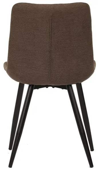 Autronic BONTEC Jedálenská stolička, hnedá, látka, CT-382 BR2 Farba: Šedá