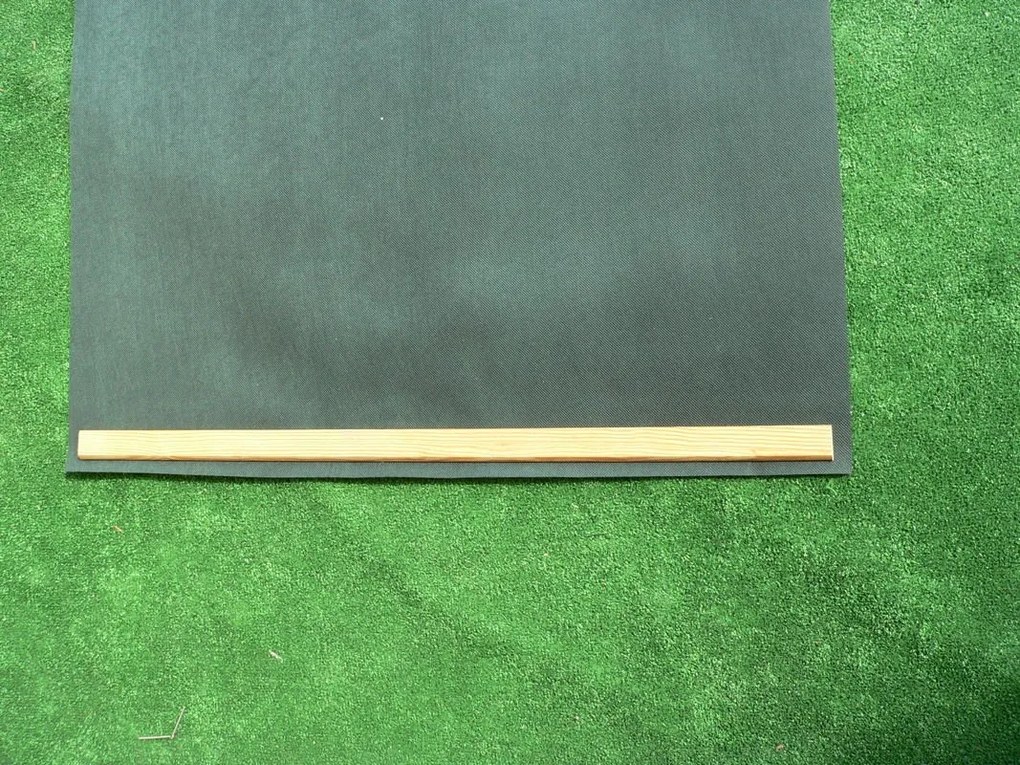 Balkónová zástena - šedá netkaná textília, 1,0x3m