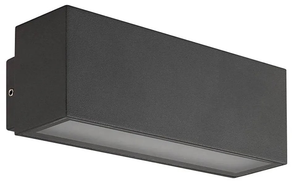 Redo 90096 - LED vonkajšie svietidlo PLANIT LED/10W/230V 3000K IP54 antracit