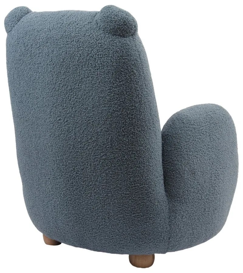 Modré detské kresielko z textílie buklé Rocky – Vipack