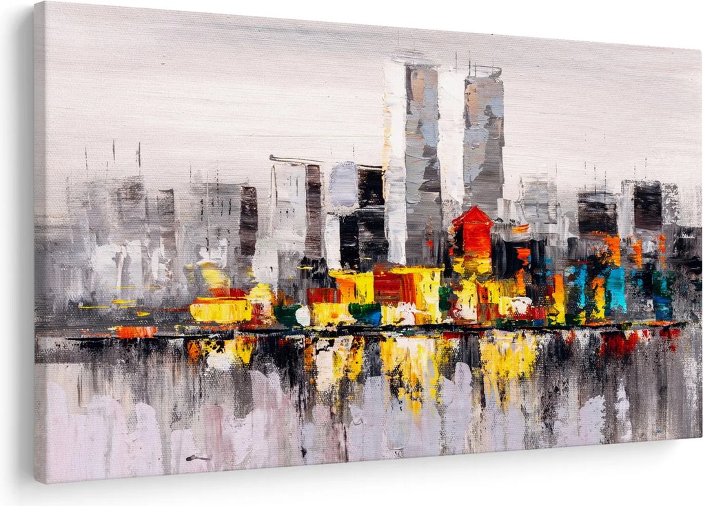 Obraz - Maľba veľkomesta (90x60 cm)