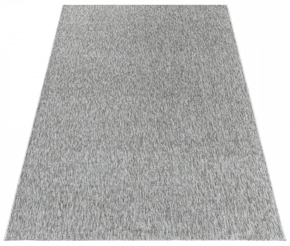 Ayyildiz, Kusový koberec Nizza 1800 lightgrey, 240x340, šedá, chodba / predsieň
