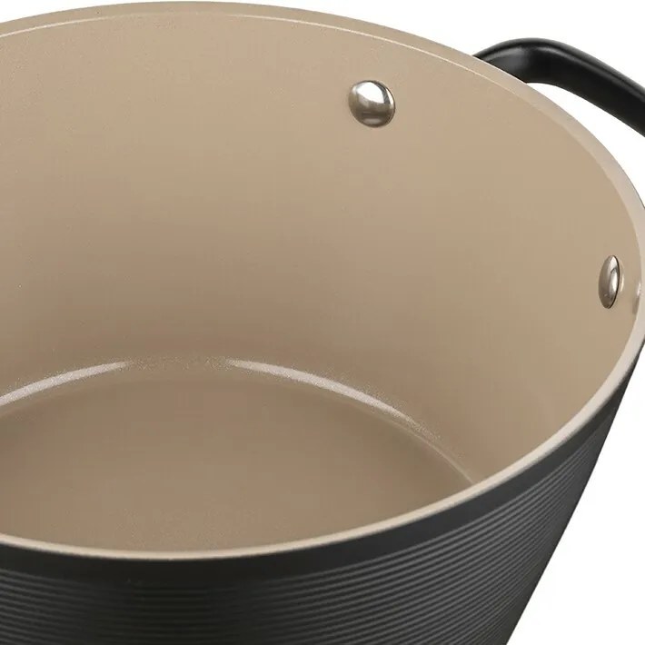 Florina Hliníkový hrniec Carina Black 5,2 l, 28 cm, pr. 28 cm