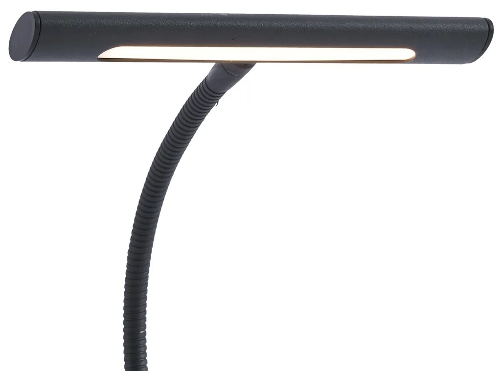 Stolná lampa Art Deco čierna vrátane LED - Tableau