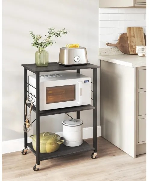 Servírovací stolík MARGE čierna