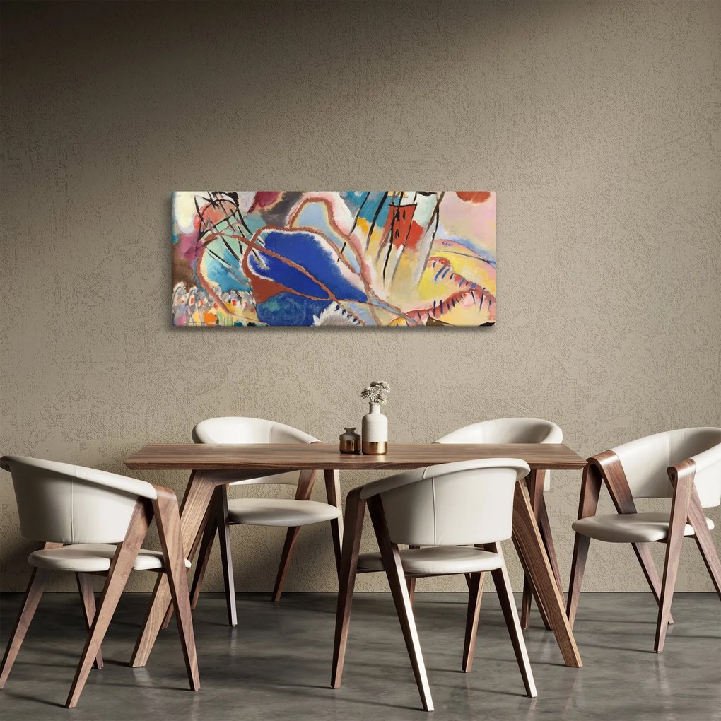 Obraz - Vasily Kandinsky, Improvisation No. 30 (Cannons), reprodukcia (120x50 cm)