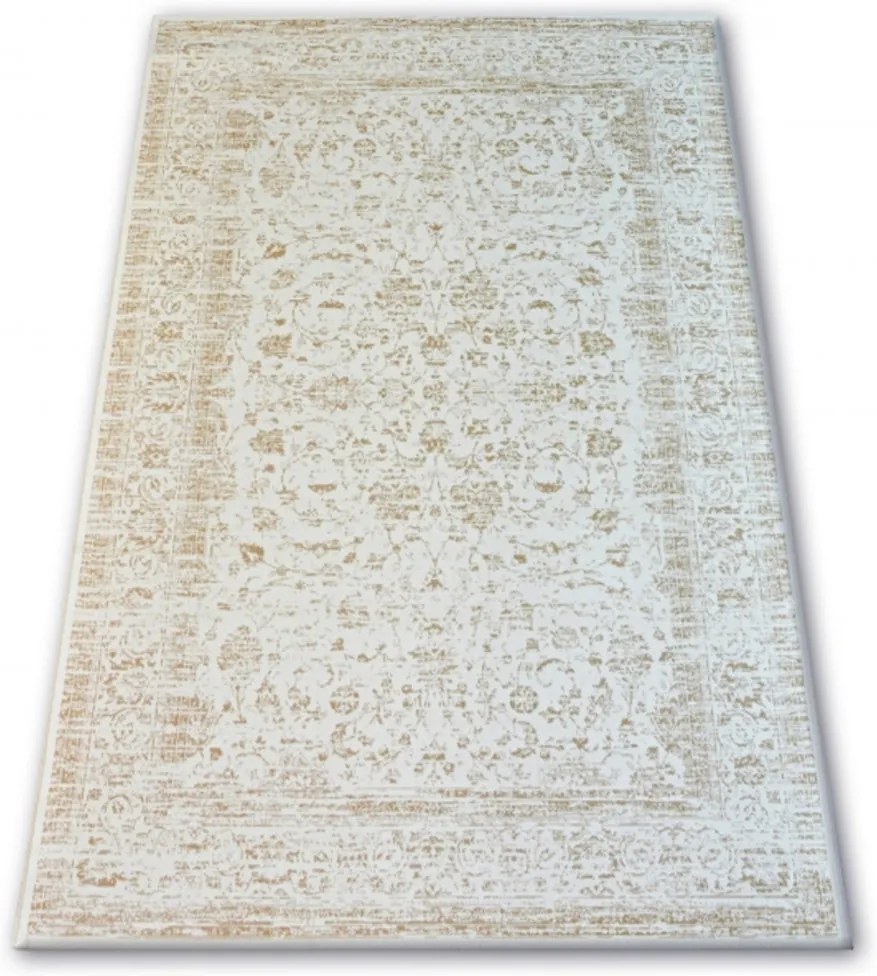 Luxusný kusový koberec akryl Kemik krémový, Velikosti 80x150cm