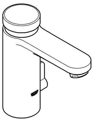 GROHE 36317000 - Samozatváracia umývadlová batéria EUROSMART COSMOPOLITAN T chróm