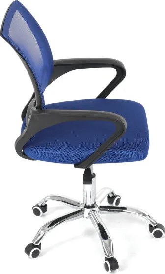 Detská otočná stolička modrá KA-L103 BLUE