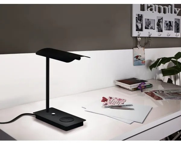 Eglo 99829 - LED stmievateľná dotyková stolová lampa ARENAZA LED/5,8W/230V čierna
