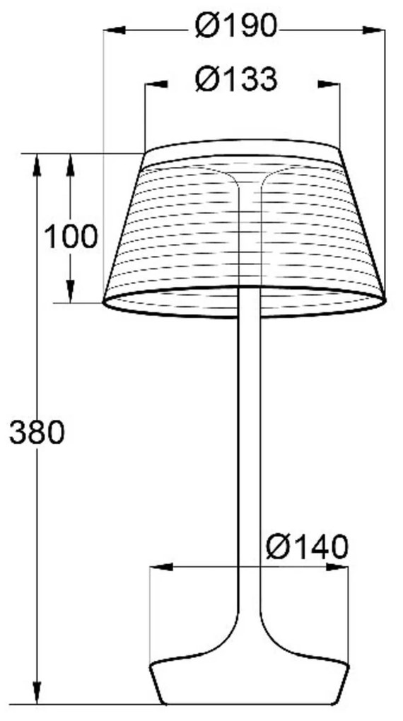 Aluminor La Petite Lampe stolná LED lampa, biela