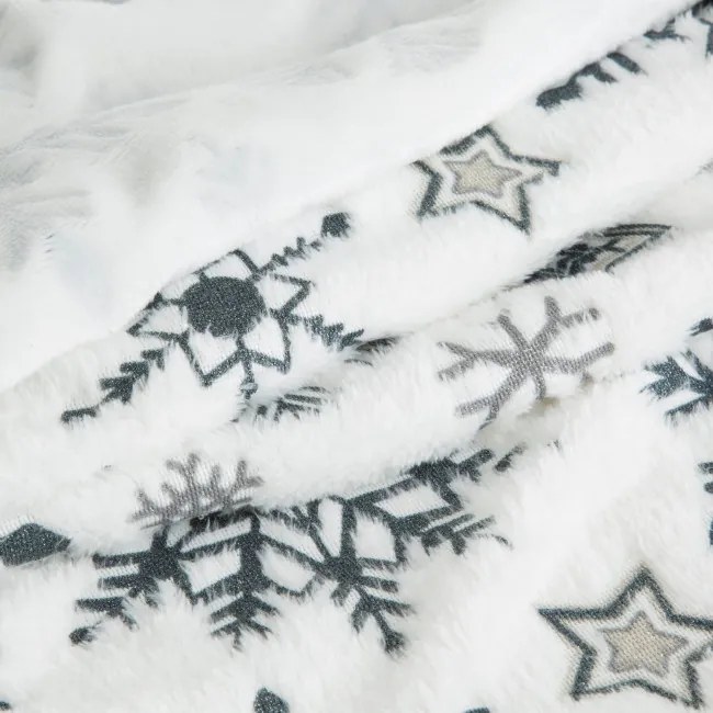 Deka CHRISTMAS 21 modrá / biela