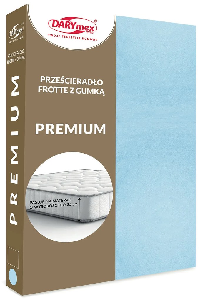 FROTÉ PRESTIERADLO PREMIUM 90X200 CM MODRÉ