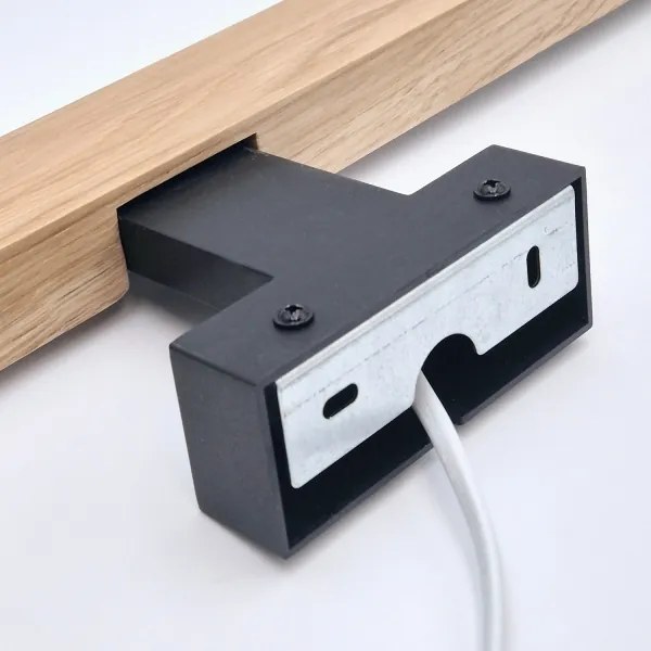 Brilagi-LED Kúpeľňové osvetlenie zrkadla WOODY MIRROR LED/12W/230V IP44 dub/čierna