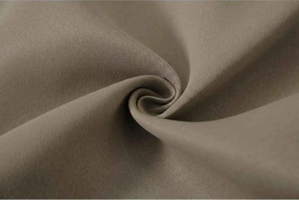 Béžový záves OXFORD 140x250 cm Zavesenie: Riasiaca páska