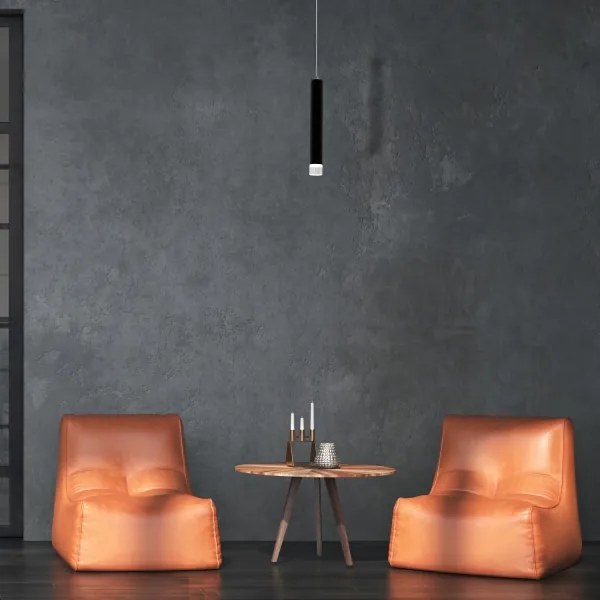 LED Luster na lanku CARBON LED/5W/230V