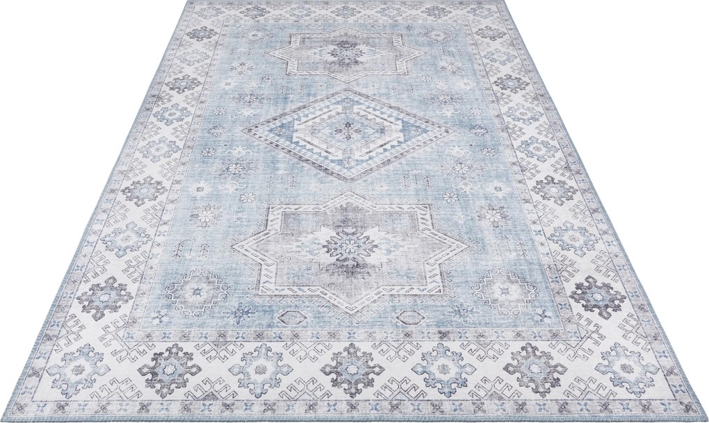 Hanse Home, AKCIA: 80x200 cm Kusový koberec Asmar 104010 Brilliant / Blue, modrá, obývacia izba