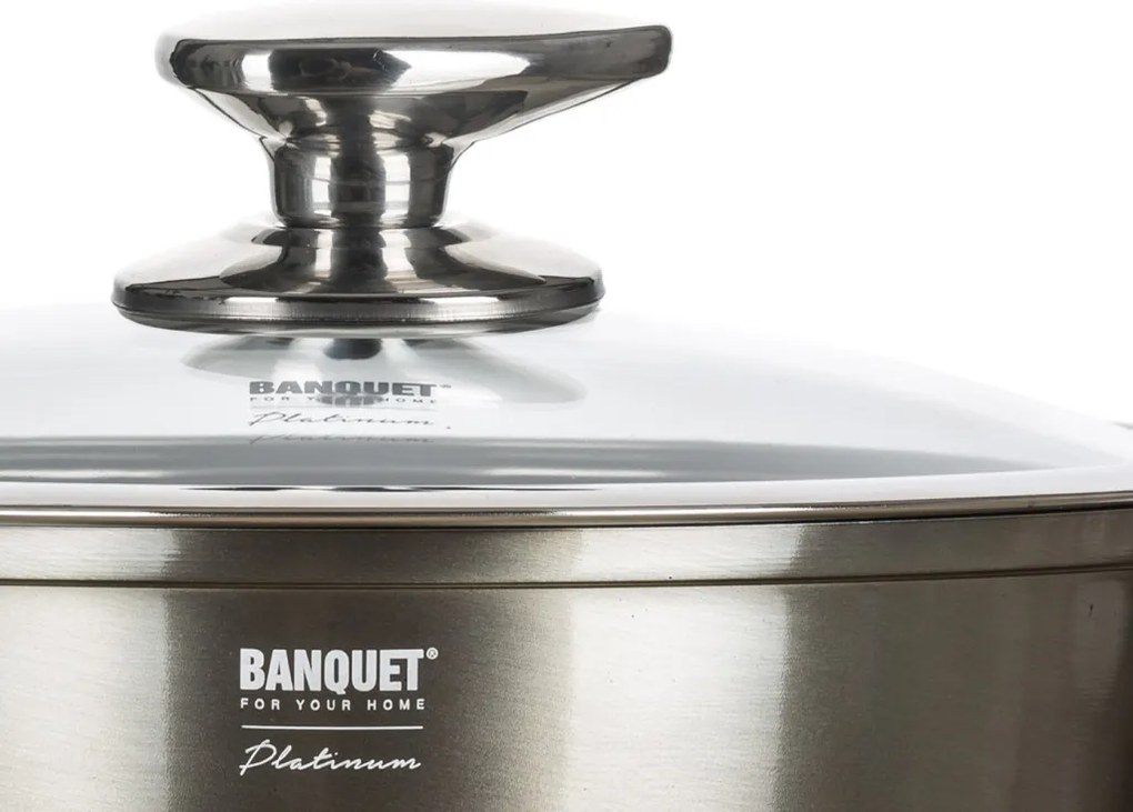 Sada hrncov Metallic Platinum, 6 dielov