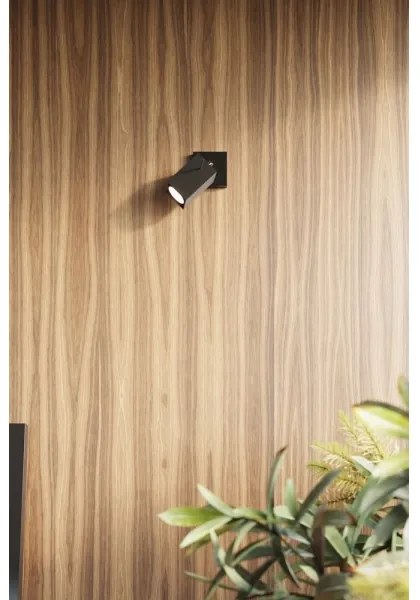 Nástenné bodové svietidlo MERIDA 1xGU10/40W/230V čierna