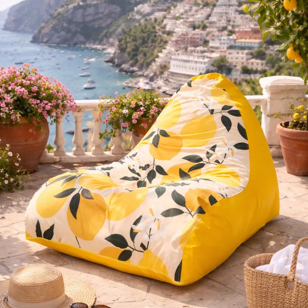 INTERMEDIC SK Sedací vak Emma Modern 90x110 cm – vodeodolný, vhodný aj do exteriéru