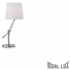 Ideal Lux 014616 Stolná lampa REGOL TL1 BIANCO biela s kovovým podstavcom