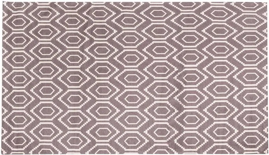 Vysokoodolný kuchynský koberec Honeycomb Hazel, 60x150 cm