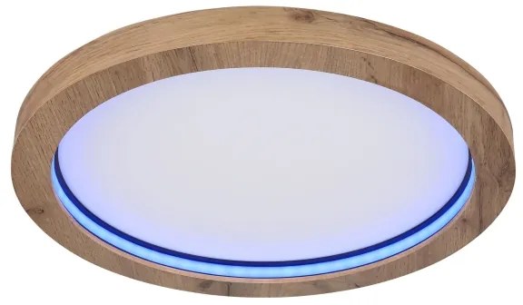 Globo 41374-24R - LED RGBW Stmievateľné stropné svietidlo BRANZA LED/24W/230V + DO