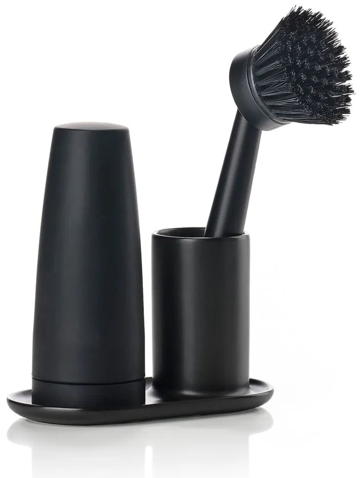 Čierny kuchynský set na umývanie riadu Zone Singles