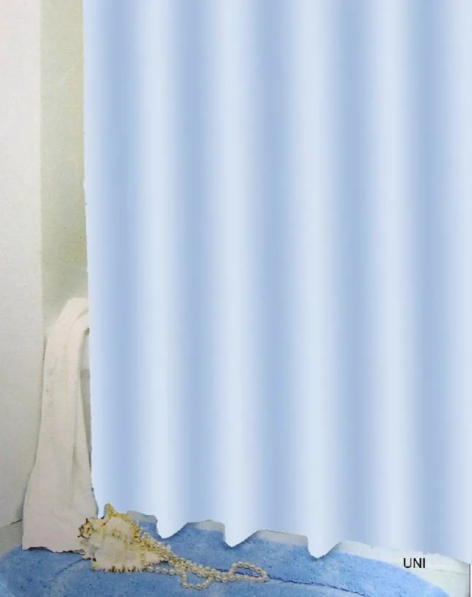 BISK Erga Peva, sprchový záves 180x200cm, polyester, modrá, ERG-03510