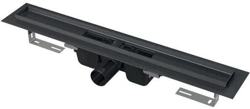 Sprchový žľab Alca 105 cm nerez černá mat APZ1BLACK-1050