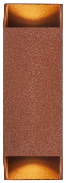 Nordlux - Vonkajšie nástenné svietidlo NICO 2xGU10/35W/230V IP54 hnedá