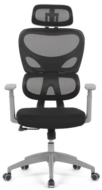 BONTEC Kancelárska stolička, hojdací mechanizmus, čierna, KA-K2081 BK Farba: Šedá