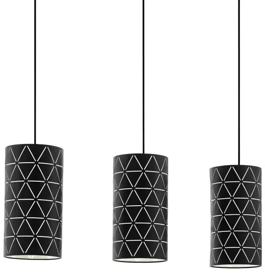 Eglo 98353 - Luster na lanku RAMON 3xE27/40W/230V
