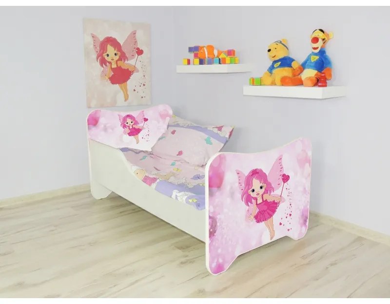Detská posteľ s obrázkom 160x80 - Víla