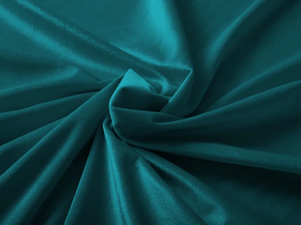 Biante Zamatový štvorcový obrus Velvet Prémium SVP-025 Petrolejový 80x80 cm