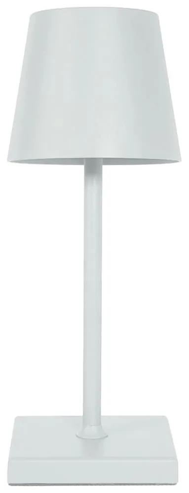 Eurolamp LED Stmievateľná dotyková stolná lampa LED/3,5W/5V 5200 mAh IP54 biela EU0063