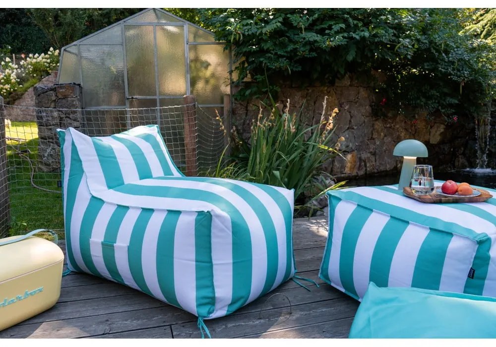 Biely/zelený záhradný sedací vak – Bonami Essentials