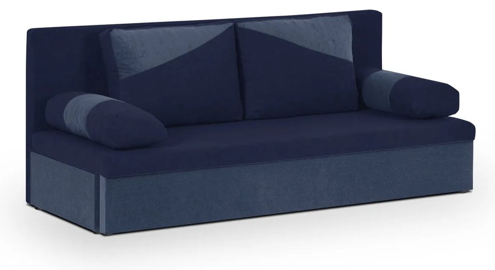Pohovka pre 3 osoby s funkciou spania ROLO Granatowy-granatowy