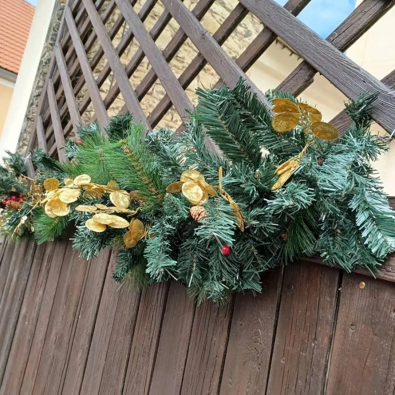 DECOLED Přízdoba, 99 cm, zlatá