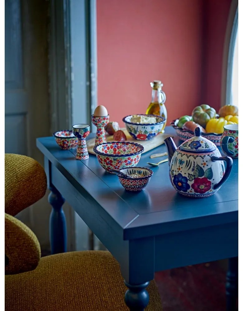 Červené servírovacie misky v súprave 2 ks z kameniny 95 ml Florist – Bloomingville