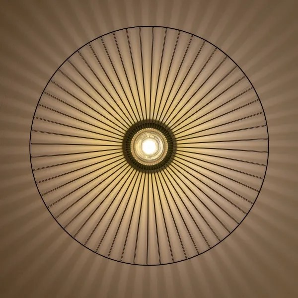 Brilagi - LED prisadený luster CERIA WIRE 1xE27/40W/230V pr. 60 cm čierna