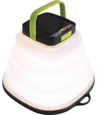 Campingová lampa Goal Zero Crush Light Chroma so vstavaným solárnym panelom 3 rôzne úrovne jasu 6 voliteľných farebných režimov