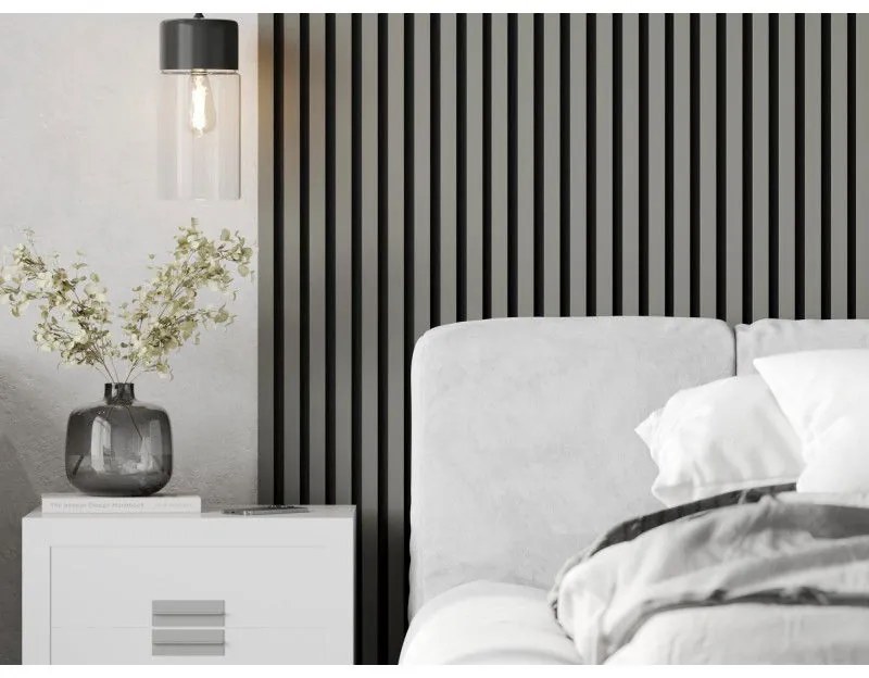 Mexen Lam-F, akustické stenové lamely 275 × 31,5 cm, filc 6 mm, sivá matná, S105-275317-2812-052