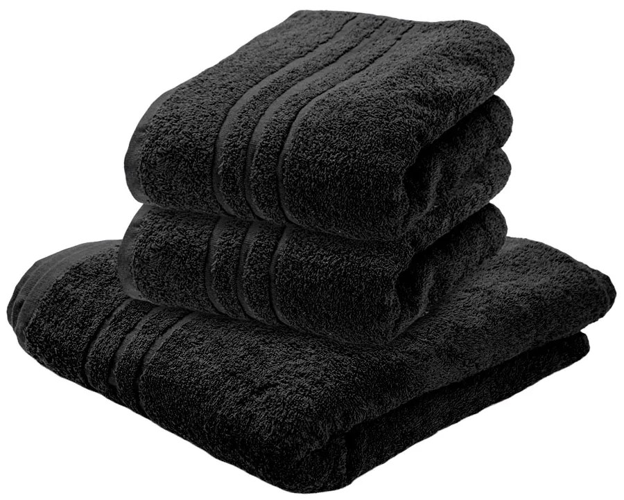 Uterák Comfort 50 x 100 cm čierny, 100% bavlna