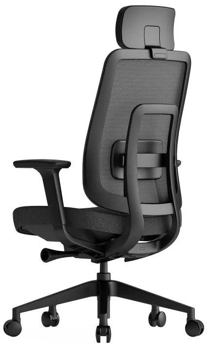 Kancelárska ergonomická stolička K42 — sieť, látka, čierna / viac farieb Zelená